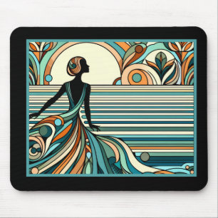 Art Deco-Mauspad Mousepad