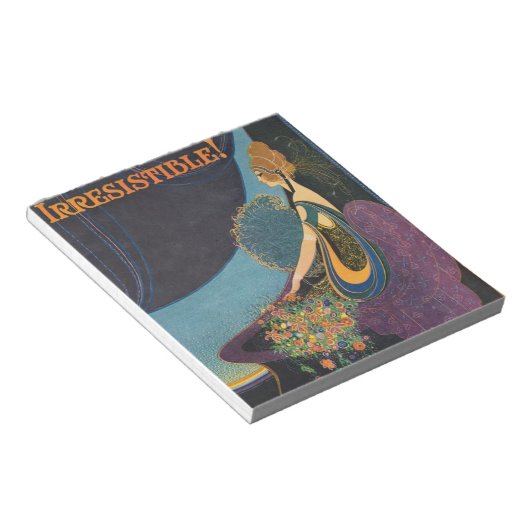 Art Deco Mavis Perfume Werbung Notizblock (angewinkelt)