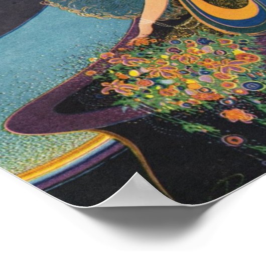 Art Deco Mavis Perfume Werbung Poster (Ecke)