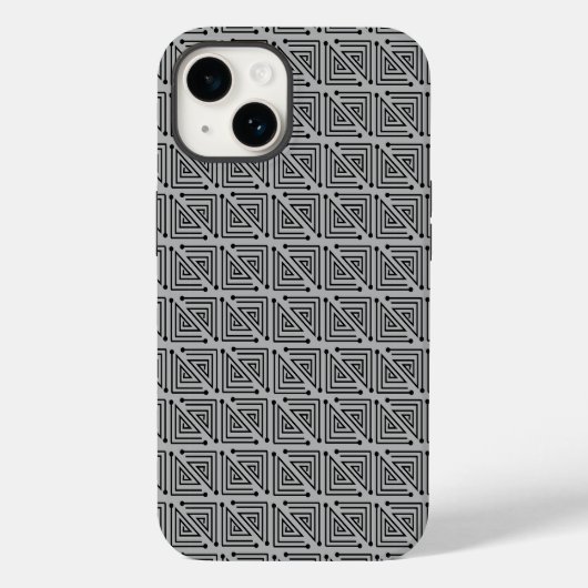 Art Deco Mazes Case-Mate iPhone Hülle (Rückseite)