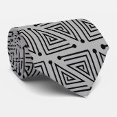Art Deco Mazes Krawatte (Gerollt)