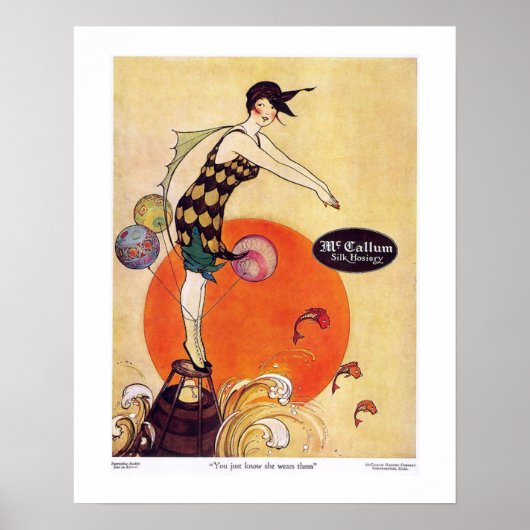 Art Deco McCallum Strusiery Poster (Vorne)