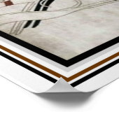 Art Deco Men's Fashion Poster 12 x 16 (Ecke)