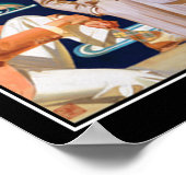 Art Deco Mens Fashion Vintage Poster (Ecke)