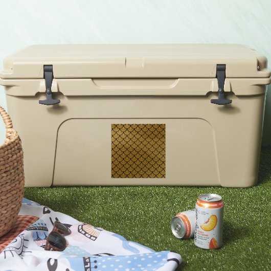 Art Deco Mermaid Scales Custom Cut Vinyl Stickers Aufkleber (Kühler)