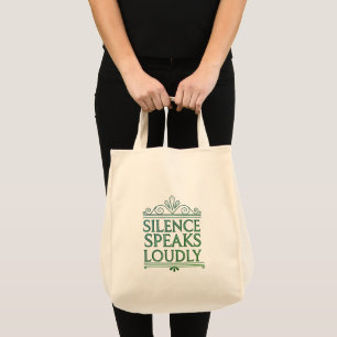 Art Deco Message Grocery Tasche