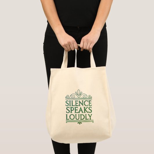 Art Deco Message Grocery Tasche (Vorderseite (Produkt))
