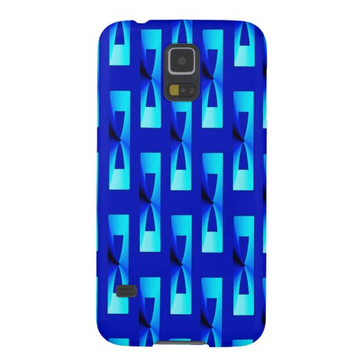 Art Deco Metallic Geometric - Cobalt Blue Case-Mate Samsung Galaxy Hülle (Rückseite)