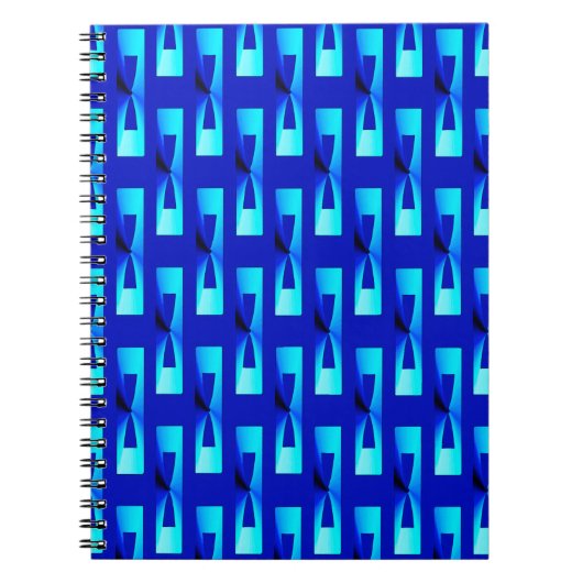 Art Deco Metallic Geometric - Cobalt Blue Notizblock (Vorderseite)