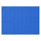 Art Deco Metallic Geometric - Cobalt Blue Tischdecke (Vorderseite (Horizontal))