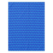 Art Deco Metallic Geometric - Cobalt Blue Tischdecke (Vorderseite)