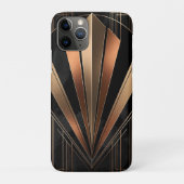 Art Deco Metallic Geometric Elegance Case-Mate iPhone Hülle (Rückseite)