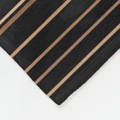 Art Deco Metallic Geometric Elegance Fleecedecke (Ecke)