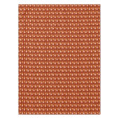Art Deco Metallic Geometric - Kupfer und Rost Tischdecke (Vorderseite)