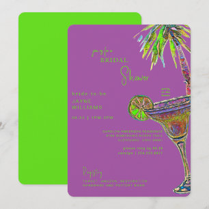 Art Deco Mexican Margarita Brautparty Einladung