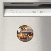 Art Deco Miami Beach Magnet (In Situ (Geschirrspüler))