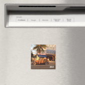 Art Deco Miami Beach Magnet (In Situ (Geschirrspüler))