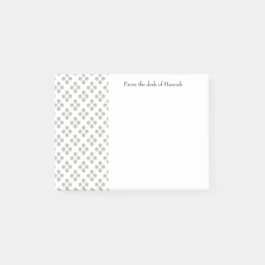 Art Deco Mini Stars Personalisierte Hinweise Post-it Klebezettel (Vorderseite)