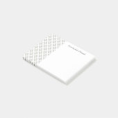 Art Deco Mini Stars Personalisierte Hinweise Post-it Klebezettel (angewinkelt)