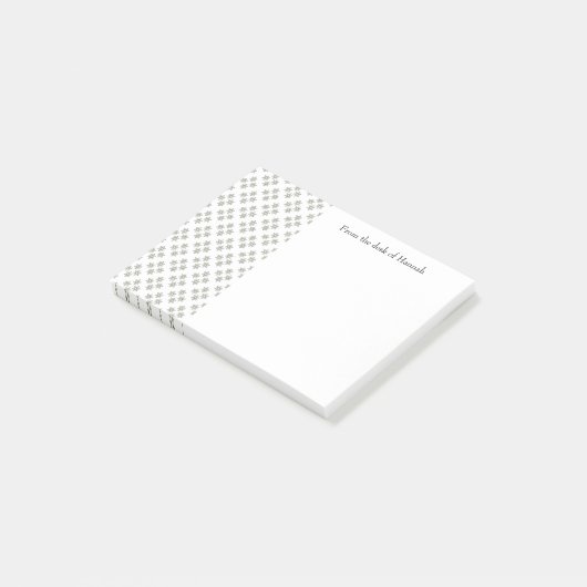 Art Deco Mini Stars Personalisierte Hinweise Post-it Klebezettel (angewinkelt)