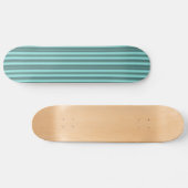 Art Deco mintgrüne Bedingungen Skateboard (Horizontal)