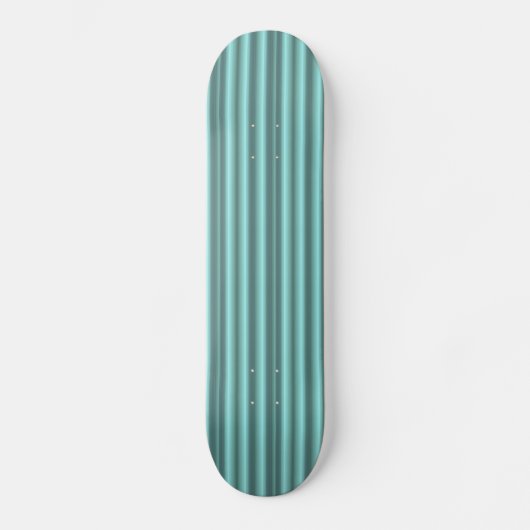 Art Deco mintgrüne Bedingungen Skateboard (Vorderseite)
