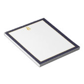 Art Deco Mit Monogramm Notizblock (angewinkelt)