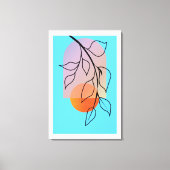 Art Déco Mitte des Jahrhunderts, fertig gestellt Leinwanddruck (Vorderseite)