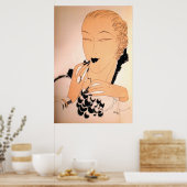 Art-Deco-Mode-Ära der 1930er Jahre Poster (Küche)