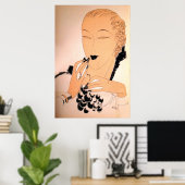 Art-Deco-Mode-Ära der 1930er Jahre Poster (Heimbüro)