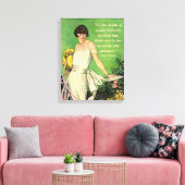 Art-Deco-Mode: Motivierend Winterangebot Leinwanddruck (Insitu (Wohnzimmer))