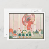 Art Deco Model City by H. Willebeek Le Mair Postkarte (Vorne/Hinten)