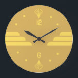 Art Deco Modern Große Wanduhr<br><div class="desc">Tolle Art Deco Uhr Design. Du wirst es wie andere Liebe bekommen. Sie können dieses Design auch für andere Produkte verwenden,  die Sie mögen,  oder Ihren Text anpassen und hinzufügen. Folgen Sie mir für mehr. Vielen Dank. Ich wünsche Ihnen einen schönen Tag.</div>