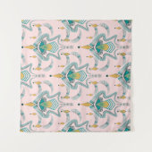 Art deco modern pattern graphic ornament. Abstract Wandteppich (Vorderseite (Horizontal))