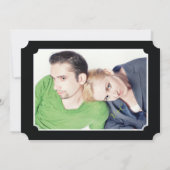 Art Deco Moderne Hochzeit Einladung (Rückseite)