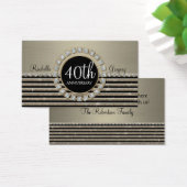 Art Deco Moderner Horizontaler Streifen Glitzer 40 (Schreibtisch)