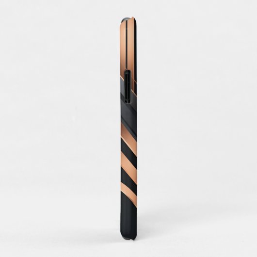 Art Deco Monogram Circle Name Design Case-Mate iPhone Hülle (Hinten/Rechts)