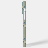 Art Deco Monogramm Anfangsbuchstabe iPhone / iPad- Case-Mate iPhone Hülle (Rückseite / Links)