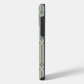 Art Deco Monogramm Anfangsbuchstabe iPhone / iPad- Hülle (Linke Seite)