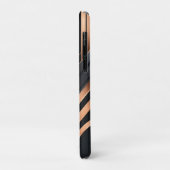 Art Deco Monogramm Kreis Namensdesign Case-Mate iPhone Hülle (Hinten/Links)