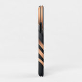 Art Deco Monogramm Kreis Namensdesign Case-Mate iPhone Hülle (Hinten/Rechts)