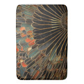 Art Deco Moody Fan Badematte (Vorderseite Vertikal)