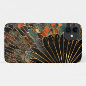 Art Deco Moody Fan Case-Mate iPhone Hülle (Rückseite (Horizontal))