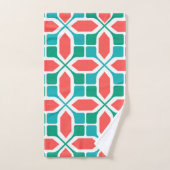 Art Deco Mosaic Badhandtuch Set (Handtuch)