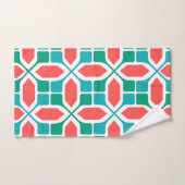 Art Deco Mosaic Badhandtuch Set (Handtuch)
