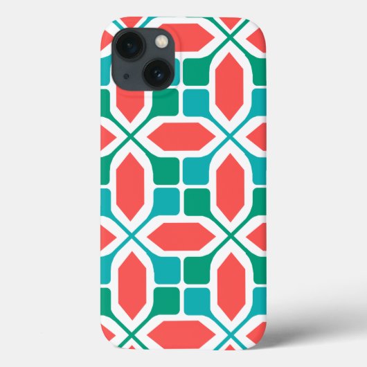 Art Deco Mosaic Case-Mate iPhone Hülle (Rückseite)