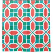 Art Deco Mosaic Duschvorhang (Vorderseite)