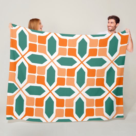 Art Deco Mosaic Fleecedecke (Beispiel)
