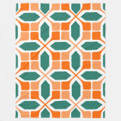 Art Deco Mosaic Fleecedecke (Vorderseite)