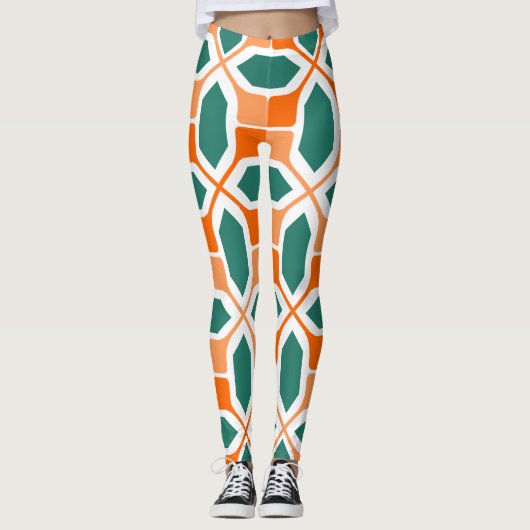 Art Deco Mosaic Leggings (Vorderseite)